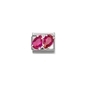 Nomination "Dupla pink könnycsepp" charm (330329-11)