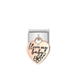 Nomination "I Love my Baby" szív charm (431803-08)