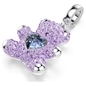 Swarovski Idyllia lila medve charm (5745610)