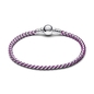 Pandora Lila zsinóros lánc karkötő 17 cm (593816C03-17)