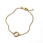 Pandora 14K aranyozott organikus formájú karkötő 18 cm (563830C01-18)