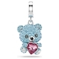 Swarovski Idyllia kék medve charm (5750253)