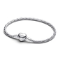 Pandora Gravírozható Szív kígyólánc karkötő 21 cm (594236C00-21)