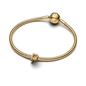 Pandora 14K aranyozott "P" betű charm (763962C00)