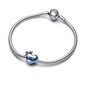 Pandora Kék 2023-as ballagási vagy diplomaosztó szív charm (792590C01)