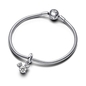Pandora Disney Mickey egér szikrázó sziluett függő charm (793031C01)