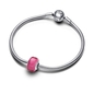 Pandora pink mini muránói üveg charm (793107C00)