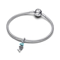 Pandora türkizszínű halszálka függő charm (793894C01)