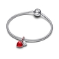 Pandora Szív lakú Muránói üveg charm (794429C01)