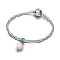 Pandora rózsaszín Murano alma függő charm (794485C01)