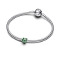 Pandora mini zöld Bagoly charm (794900C01)