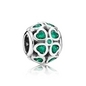 Pandora Zöld négylevelű lóhere charm (791496CZN)