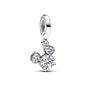 Pandora Disney Mickey egér szikrázó sziluett függő charm (793031C01)