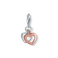 Thomas Sabo dupla szív charm (0961-415-12)