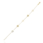 Arany 9 karátos karkötő 19 cm (9KT-129-L359-BR)