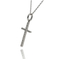 Fehér arany kereszt nyakék (B47824_3I)