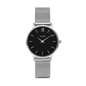 Cluse Minuit Mesh Silver Black női óra (CW0101203005)