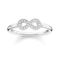 Thomas Sabo gyémánt végtelen gyűrű 58-as méret (DTR0001-725-14-58)