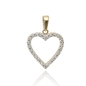 Arany szív medál (ÖZ-V-274-YW_KT)