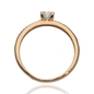 Rosé arany gyűrű 55-ös méret (P2278R-55)