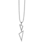 NANA KAY silver trends ezüst háromszög nyakék (ST1266)