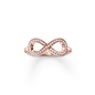 Thomas Sabo Rosé Végtelenség gyűrű 56-os méret (TR2014-416-14-56)