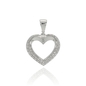 Fehér arany szív medál (UZ-PP1352-02_KT)