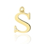 Arany "S" betű medál (Z069-Z-585-B0.005-S)