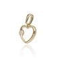 Arany szív medál (ZS-XCP-616_KT)