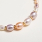 Alisia Rainbow Pearl ezüst karkötő 18,5 cm (AL5440.01.048)
