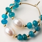 Alisia Azure Eclat Hoop ezüst fülbevaló (AL5640.01.014)