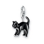 Thomas Sabo fekete macska charm (0701-007-11)