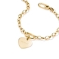 Thomas Sabo Charm Club Connect aranyozott gravírozható nagy szív charm medál (CC1274-413-39)