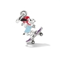 Thomas Sabo Charm Club Connect Peanuts™ Snoopy gördeszkán charm medál (CC1346-664-7)