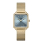Cluse La Tétragone Watch Mesh stones Light Blue, Gold Colour női óra (CW10310)