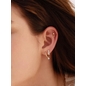 Ania Haie aranyozott ezüst fél pár fülbevaló (E070-09G)