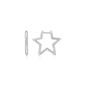 Ania Haie ezüst csillag fülbevaló (E064-05H)