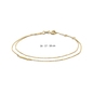 Jackie Gold dupla arany karlánc 18 cm (JKB20-072) Jackie Gold dupla arany karlánc 18 cm (JKB20-072)
