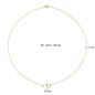 Jackie Gold dupla kör arany nyaklánc 45 cm (JKN20-048) Jackie Gold dupla kör arany nyaklánc 45 cm (JKN20-048)