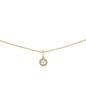 Jackie Gold sugárzó fehér Topáz nyaklánc 42 cm (JKN25.511)