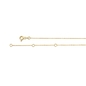 Jackie Gold sugárzó fehér Topáz nyaklánc 42 cm (JKN25.511)