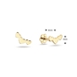 Jackie Gold 3 szív arany fülpiercing (JKP25-538)