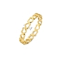 Jackie Gold szívek arany gyűrű 54-es méret (JKR23.312-54)