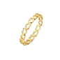 Jackie Gold szívek arany gyűrű 54-es méret (JKR23.312-54)