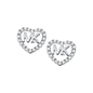 Michael Kors ezüst szív fülbevaló (MKC1243AN040)