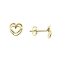 Arany szív fülbevaló (RZ-CKP-10)