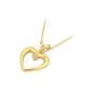 Sárga arany szív medál (S003-585-B0.04Y)