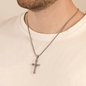 STEELWEAR New York férfi nyaklánc kereszt medállal 50 cm (SW-951)