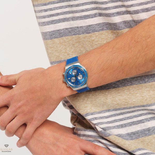 Swatch on sale blue watch